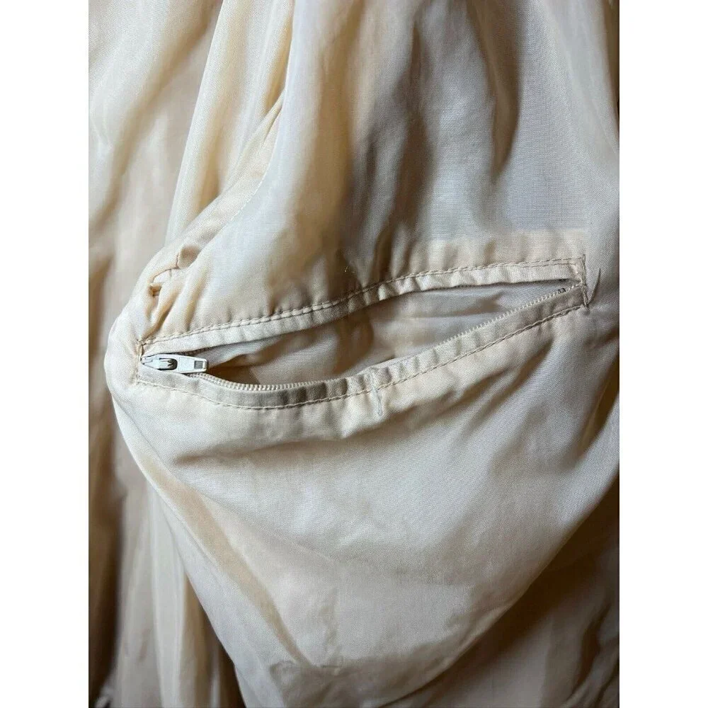 Jeffrey Banks For Lakeland Mens Tan Bomber Jacket 40 Long - Picture 5 of 13